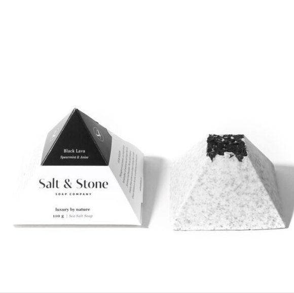 Salt & Stone | Bath & Body | Salt Stone Black Lava Spa Stone Soap ...